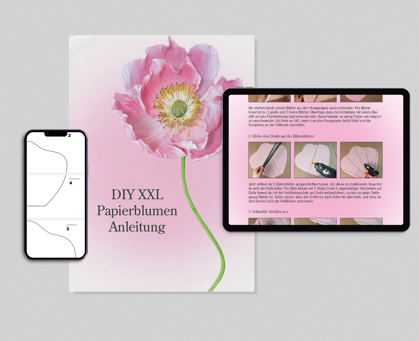 XXL Mohnblumen DIY Anleitung
