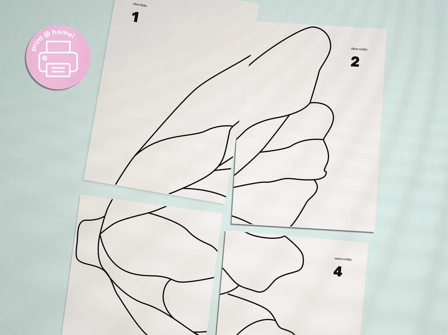 Butterfly Wing Template🦋 (print @ home)